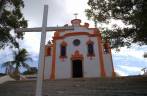 Igreja na Vila dos Remédios, em Fernando de Noronha - PE
